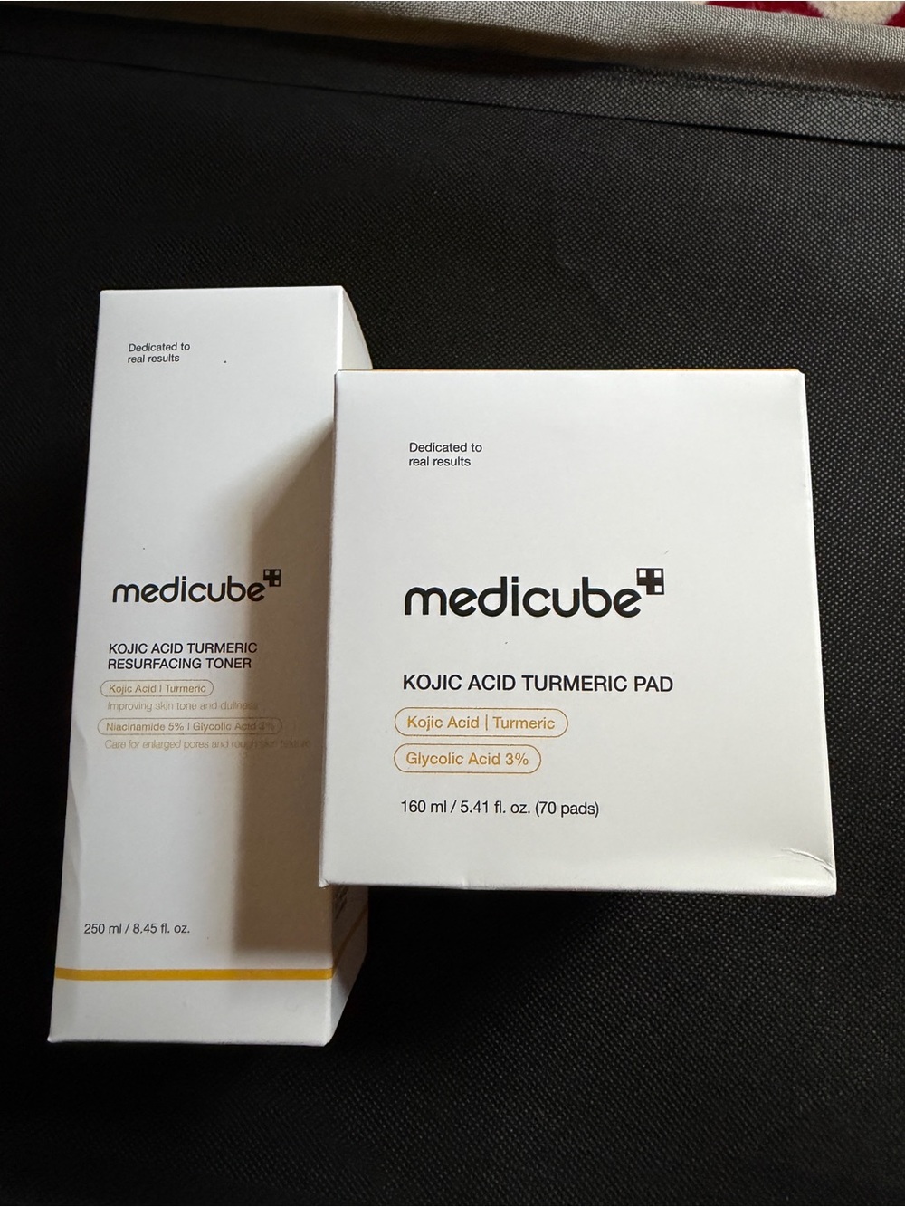 Medicube Kojic Acid Turmeric Pads — White & Cream Brightening Pads